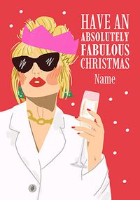 Tap to view Absolutely Fabulous Personalised Christmas Card