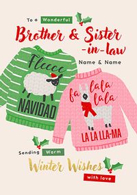 Tap to view Christmas Jumpers Card for Brother and Sister In Law