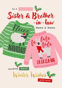 Tap to view Christmas Jumpers Card for Sister and Brother In Law
