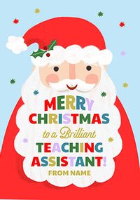 Tap to view Brilliant Teaching Assistant Christmas Card