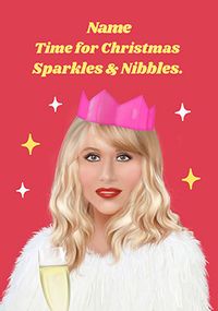 Tap to view Christmas Sparkles and Nibbles Amandaland Spoof Card