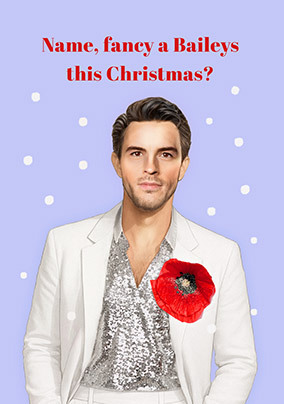 Jonathan Bailey Spoof Christmas Card