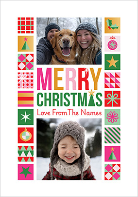 Stand Up To Cancer 2 Photo Christmas Card