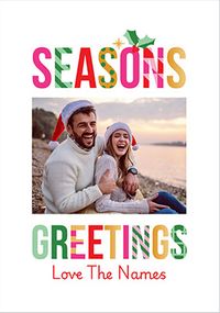 Tap to view Stand Up To Cancer Seasons Greetings Christmas Photo Card