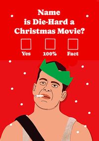 Tap to view Die Hard Tickbox Christmas Card