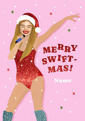 Merry Swift-mas Photo Upload Christmas Card