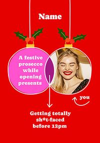 Tap to view Christmas Day Venn Diagram Photo Card
