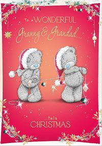 Tap to view Me To You Granny & Grandad Christmas Card