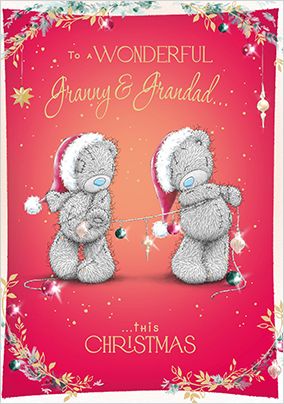 Photo of Me To You Granny & Grandad Christmas Card