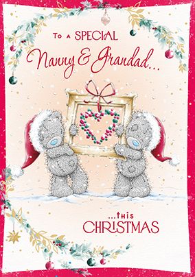 Photo of Me To You Nanny & Grandad Christmas Card