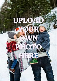 Tap to view Create Your Own Portrait Christmas Card