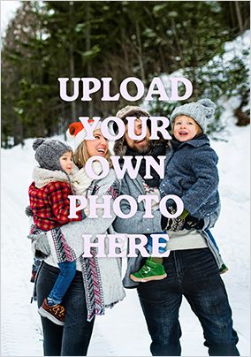Photo of Create Your Own Portrait Christmas Card