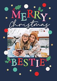 Tap to view Bestie Photo Upload Christmas Card