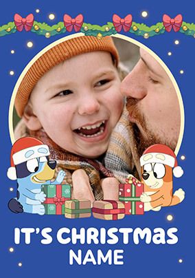 Photo of Bluey It's Christmas Photo Card