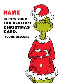 Tap to view The Grinch Obligatory Christmas Card