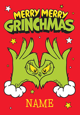 The Grinch Merry Merry Grinchmas Chirstmas Card