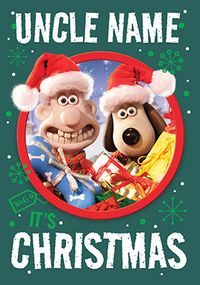 Tap to view Wallace & Gromit Uncle Christmas Card