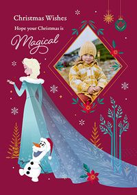 Tap to view Frozen Magical Christmas Wishes Photo Card