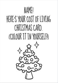 Tap to view Cost Of Living Crisis Christmas Card