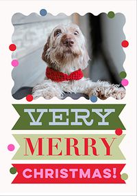 Tap to view Very Merry Christmas Photo Upload Card