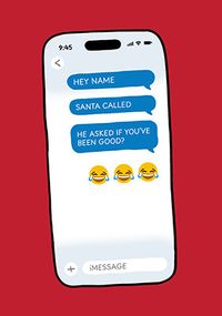 Tap to view Santa Asked If You've Been Good Christmas Card