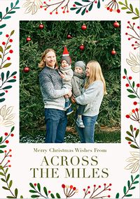 Tap to view Across The Miles Winter Berry Christmas Card