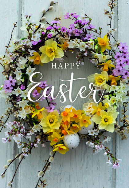 Easter Wreath Card