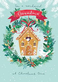 Grandma Gingerbread House Card
