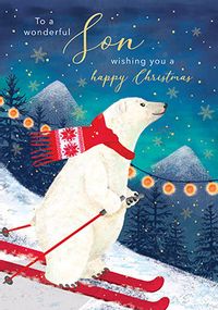 Tap to view Son Polar Bear Christmas Card