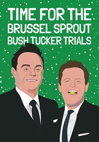 Bush Tucker Trials Christmas Card