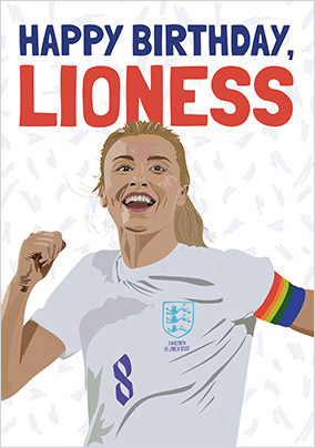 Lady Lioness Birthday Card