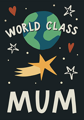 World Class Mum Birthday Card