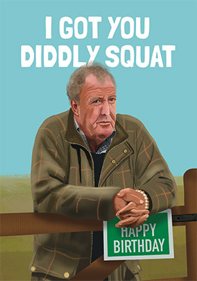Diddly Squat Topical Birthday Card