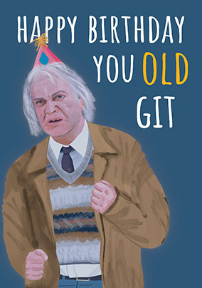 Old Git Birthday Card
