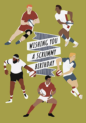 Scrummy Birthday Card