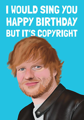 Celebrity Joke Topical Birthday Card