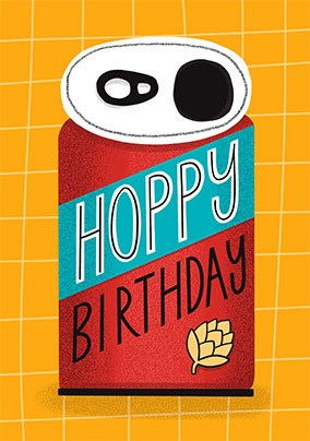 Hoppy Birthday Beer Card