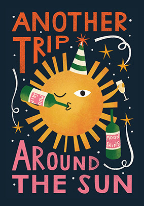 Another Trip Around The Sun Birthday Card