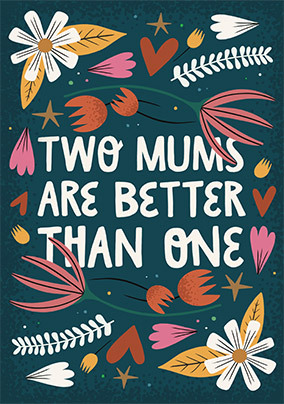 Two Mums Mothers Day Card