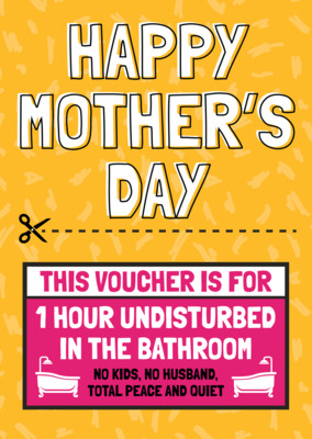 Mother's Day Voucher Card