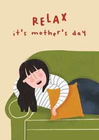 Tap to view Relax on Mother's Day Card