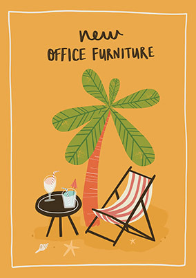 New Office Furniture Retirement Card