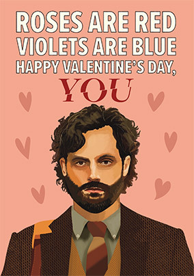 Violets Are Blue Valentines Card