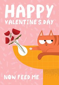Tap to view Now Feed Me Valentine's Day Card