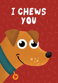 Tap to view I Chews You Valentine's Day Card