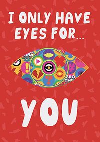Tap to view Valentine's Day Only have Eyes for You Card
