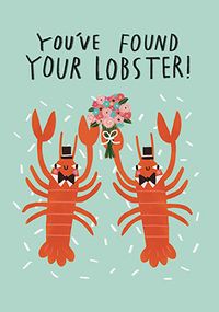 Tap to view Mr & Mr You've Found Your Lobster Wedding Card