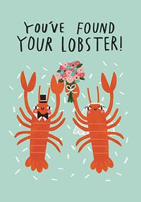Tap to view Mr & Mrs You've Found Your Lobster Wedding Card