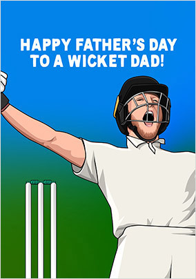 Wicket Dad Spoof Father's Day Card