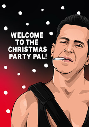 Welcome To The Christmas Party Card